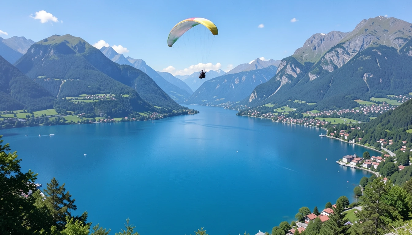 2. 안시 호수 120% 즐기기: 패러글라이딩부터 자전거까지