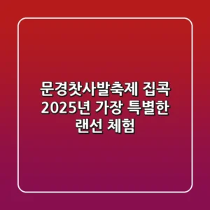 문경찻사발축제 집콕, 2025년 가장 특별한 랜선 체험