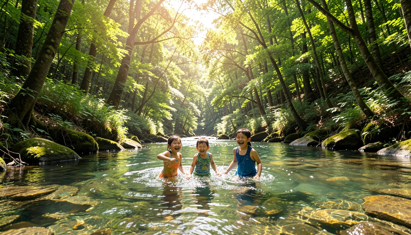 2. 계곡 물놀이 VS 인공 수경시설, 우리 가족에게 맞는 곳은?