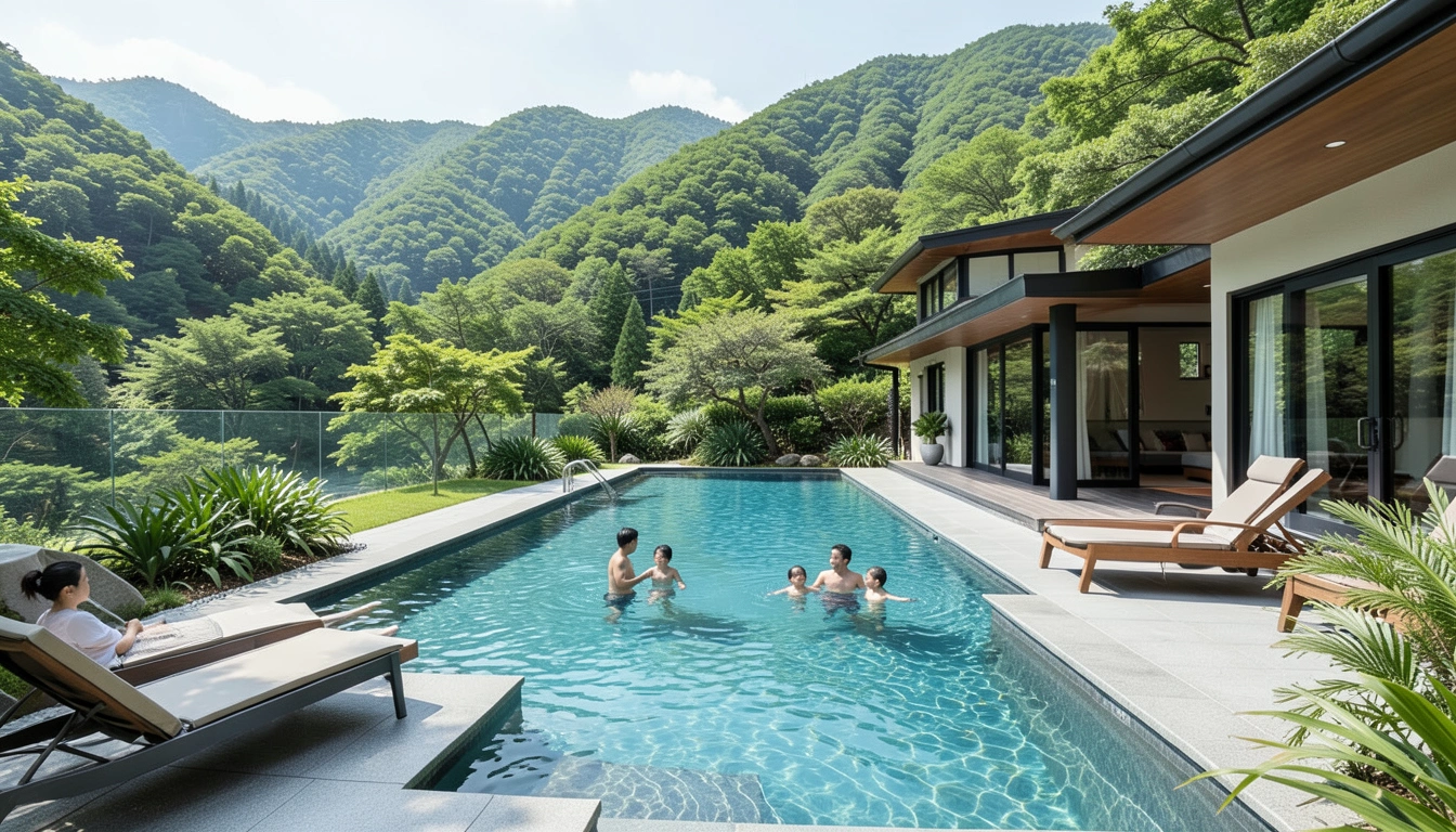 2. 풀빌라 vs. 캠핑: 스테이지 캠핑앤풀빌라 시설 심층 분석